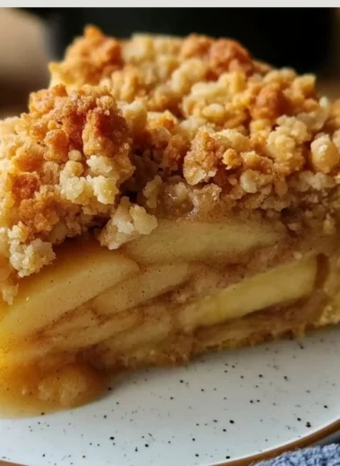 Delicious homemade Dutch Apple Pie fresh out of the oven