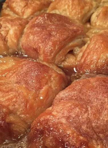 Homemade Country Apple Dumplings baked with cinnamon and sugar
