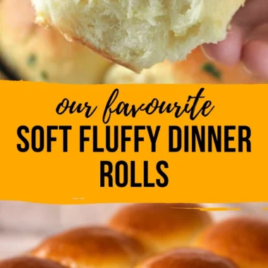 Fluffy dinner rolls freshly baked in 30 minutes