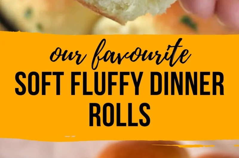 Fluffy dinner rolls freshly baked in 30 minutes