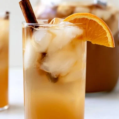 Delicious Fall Harvest Punch with seasonal fruits and spices for autumn gatherings