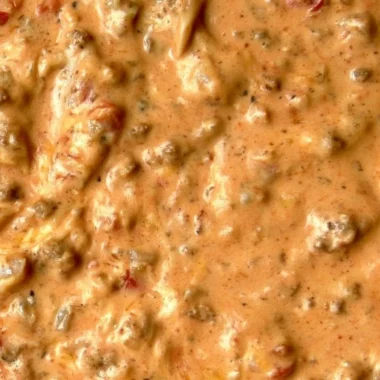 Delicious and easy queso dip served with tortilla chips