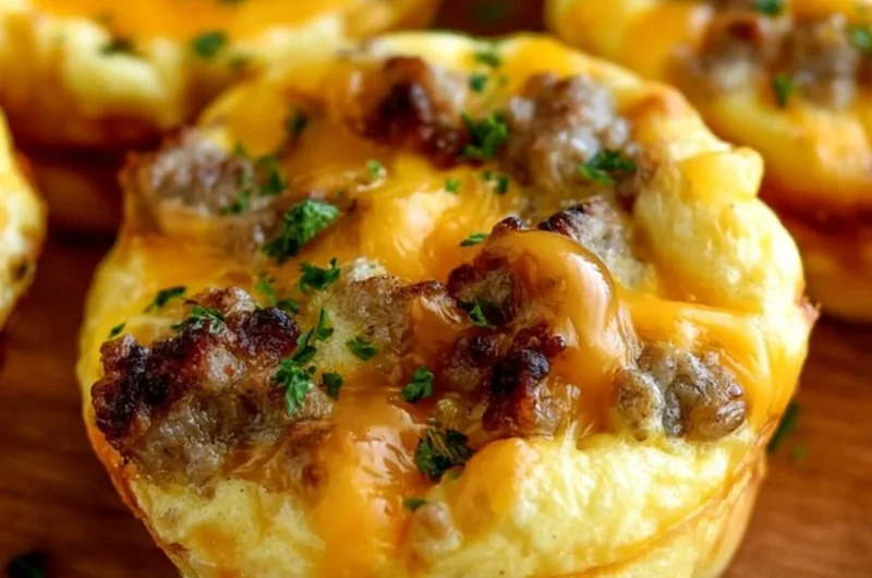 Delicious and healthy breakfast egg bites ready for meal prep